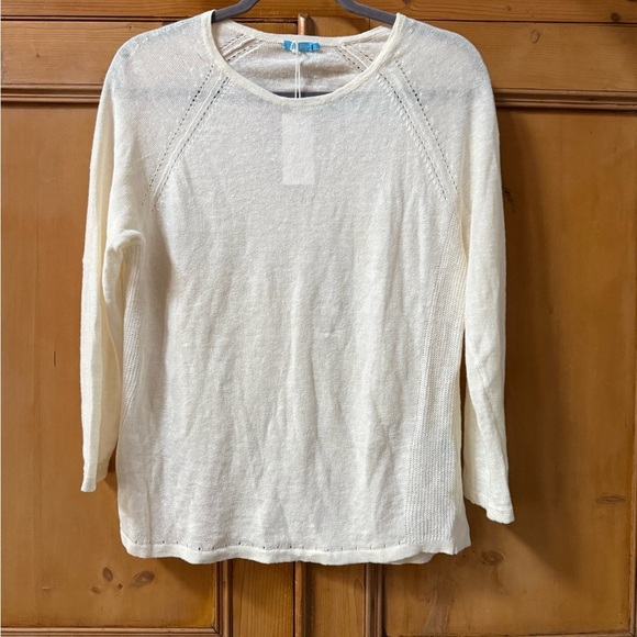 J.Mclaughlin Margaux Linen Sweater  nwt - Picture 2 of 10